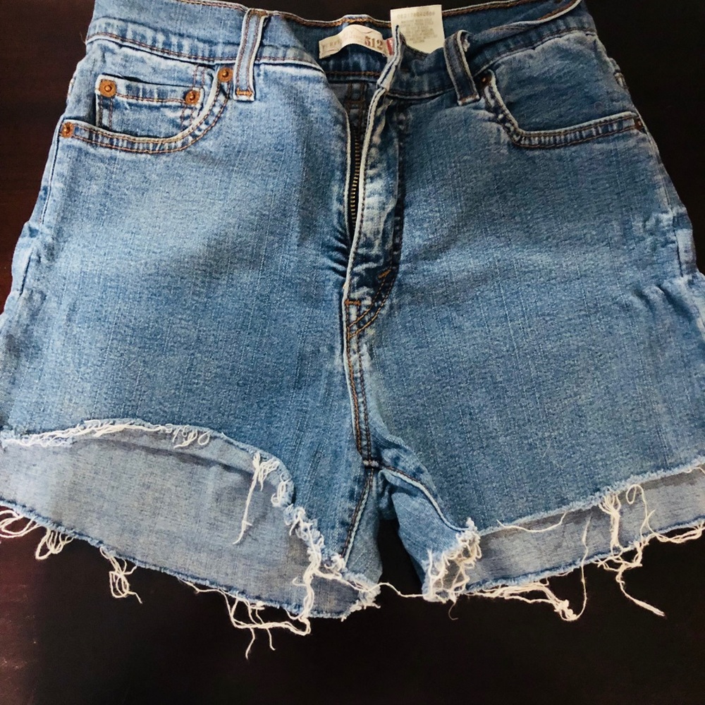 Levi’s High Waisted Cut Offs